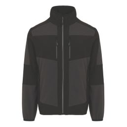 Regatta E-Volve 2-Layer Softshell Jacket  Jacket Ash/Black Medium 39.5" Chest