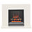 Be Modern Colby Electric Fireplace White 1016mm x 300mm x 805mm