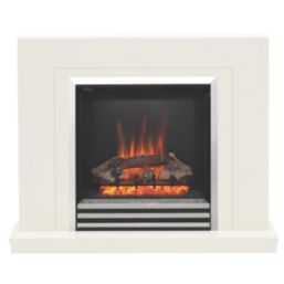 Be Modern Colby Electric Fireplace White 1016mm x 300mm x 805mm