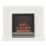 Be Modern Colby Electric Fireplace White 1016mm x 300mm x 805mm