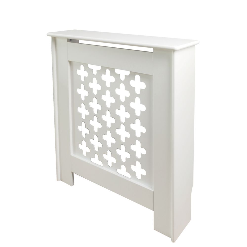 Victorian Radiator Cover White 820mm x 210mm x 868mm - Screwfix