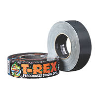 T-Rex Ferociously Strong Cloth Tape  Mesh Graphite Grey 32m x 48mm