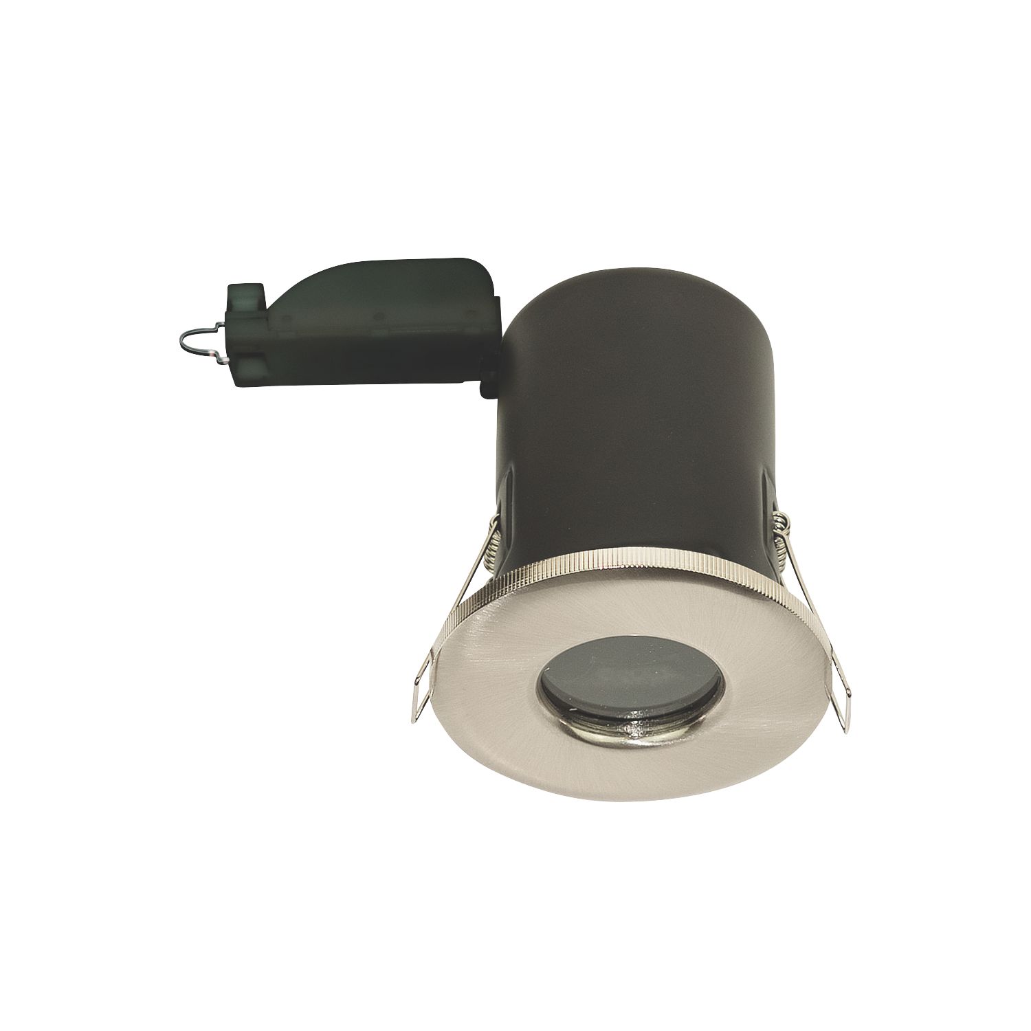 LAP Fixed Fire Rated Downlight Brushed Steel (3186V)