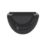 FloPlast Hi-Cap Half Round External Stop End Black 115mm