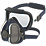 GVS Integra Medium / Large Safety Goggle & Half Mask P3RD