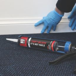 No Nonsense I Can't Believe It's Not Nails Solvent-Free Multi-Purpose Turbo Adhesive White 290ml