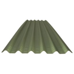 Onduline Easyfix Corrugated Bitumen Roofing Sheets Green 2000mm x 2.6mm x 820mm 5 Pack