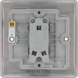 British General Nexus Metal 20A 16AX 1-Gang 2-Way Light Switch  Black Nickel  3 Pack