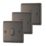 British General Nexus Metal 20A 16AX 1-Gang 2-Way Light Switch  Black Nickel  3 Pack