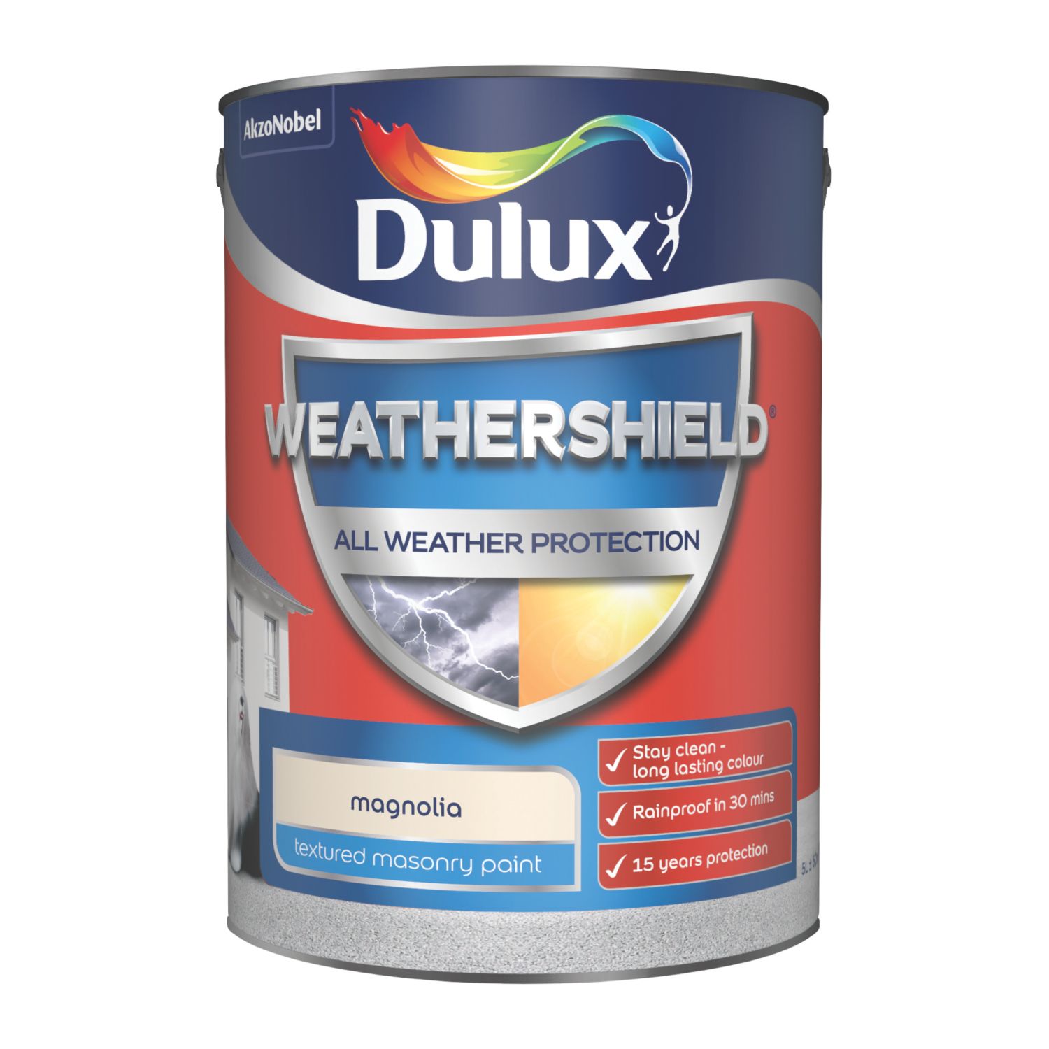 Dulux 5Ltr Magnolia Masonry Paint (318FR)