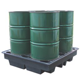 Essentials BP4LR Bund Pallet 4 x 205Ltr Drums
