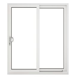 Crystal  Left-Handed White uPVC Sliding Patio Door Set 2090mm x 1790mm