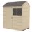 Forest  6' x 4' (Nominal) Reverse Apex Overlap Timber Shed