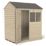 Forest  6' x 4' (Nominal) Reverse Apex Overlap Timber Shed