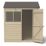 Forest  6' x 4' (Nominal) Reverse Apex Overlap Timber Shed