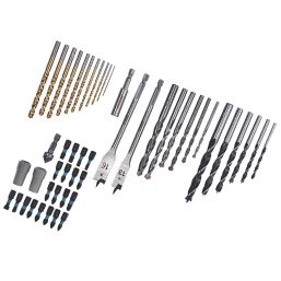 Erbauer  Multi-Material Drill Bits 50 Piece Set