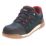 Site Scoria    Safety Trainers Navy Blue & Red Size 10
