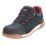 Site Scoria Size 10  Navy Blue/Red   Steel Toe Cap Safety Trainers