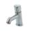 Highlife Bathrooms Skara Chrome 132mm Push Button Mono Basin Pillar Tap