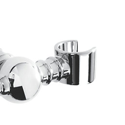 Bristan  Shower Wall Outlet Handset Holder Bracket Chrome 97mm