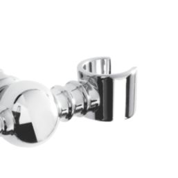 Bristan  Shower Wall Outlet Handset Holder Bracket Chrome 97mm