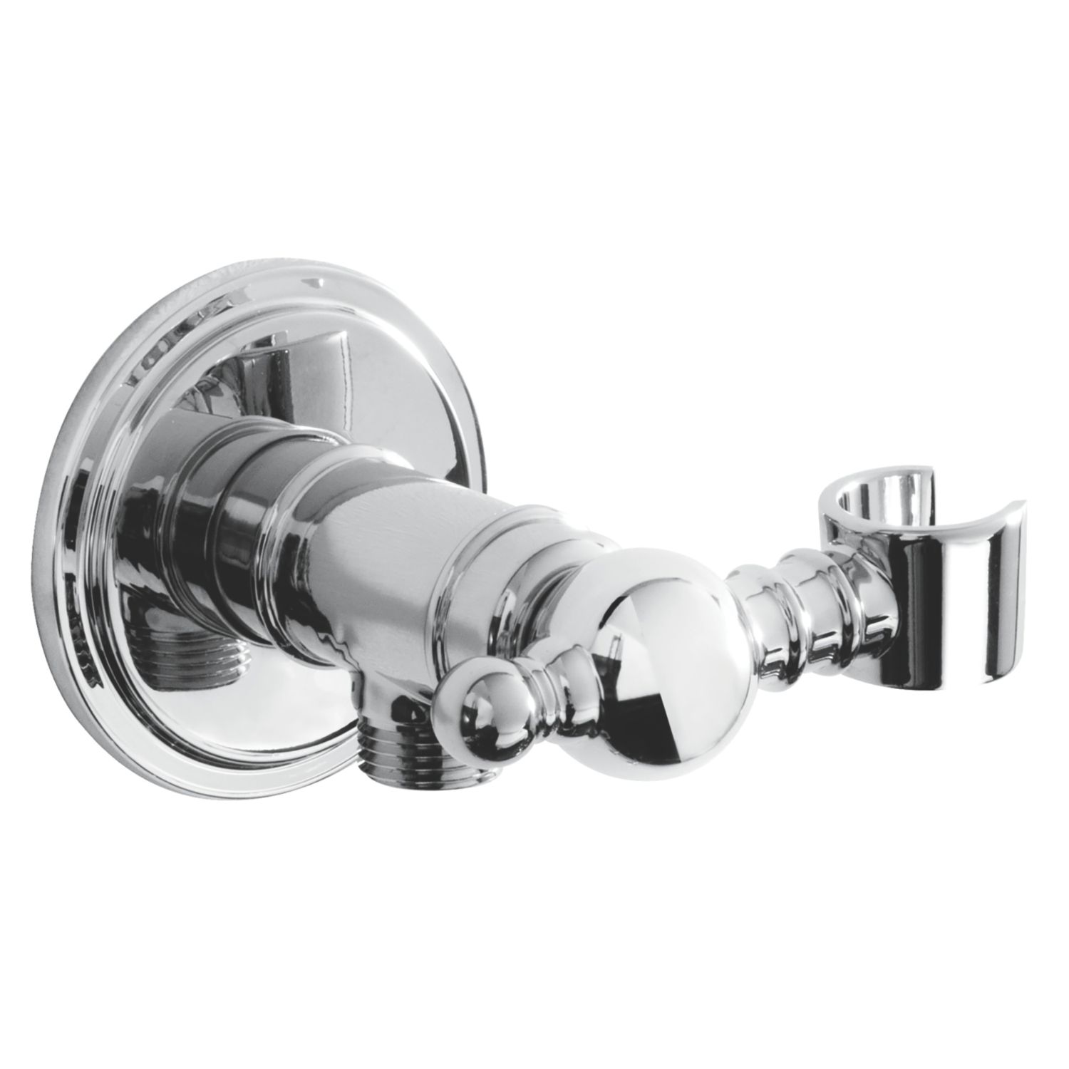 Bristan Shower Wall Outlet Handset Holder Bracket Chrome 97mm (318RH)
