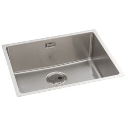 Abode Matrix 1 Bowl Stainless Steel Undermount & Inset Kitchen Sink  540mm x 440mm