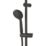 Swirl  Rear-Fed Exposed Black Thermostatic Concentric Mixer Shower with Diverter