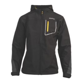 CAT Capstone  Hooded Soft Shell Jacket Black Small 36-38" Chest