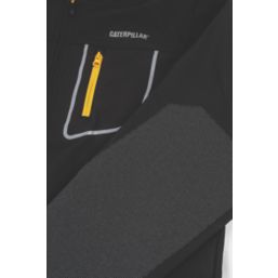 CAT Capstone  Hooded Soft Shell Jacket Black Small 36-38" Chest