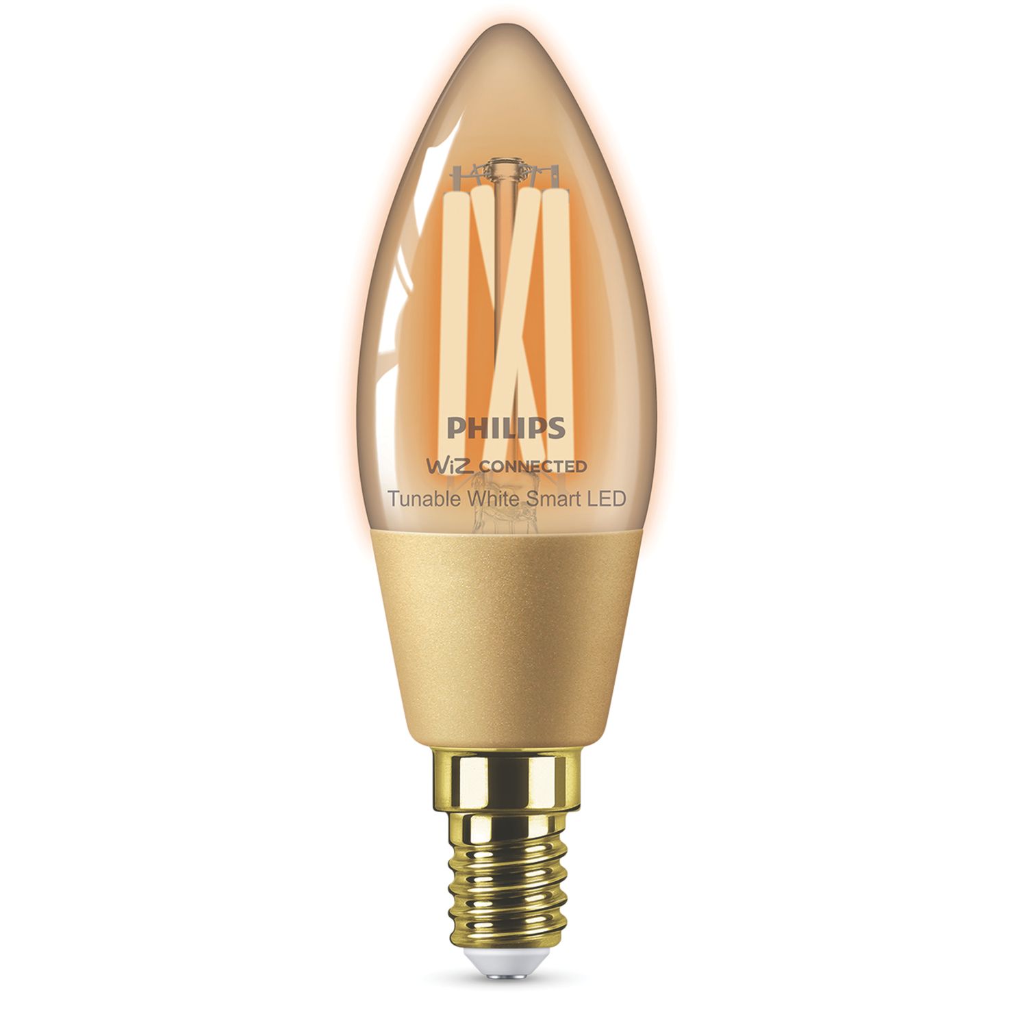 Philips E14 Candle LED Smart Light Bulb 4.9W 370lm (318VG)