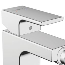 Hansgrohe Vernis Shape Chrome 126mm Mono Bidet Mixer Tap  With Pop-Up Waste