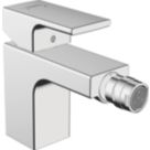 Hansgrohe Vernis Shape Chrome 126mm Mono Bidet Mixer Tap  With Pop-Up Waste