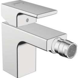 Hansgrohe Vernis Shape Chrome 126mm Mono Bidet Mixer Tap  With Pop-Up Waste