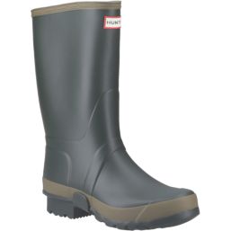 Hunter Gardener Size 10  Dark Olive Non Safety Wellies