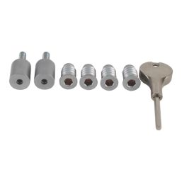 Smith & Locke  40mm Sash Stops Satin Chrome 2 Pack
