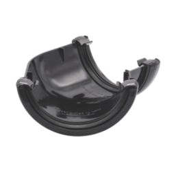 FloPlast  uPVC 135° Half Round Gutter Angle Black 112mm