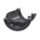 FloPlast  uPVC 135° Half Round Gutter Angle Black 112mm