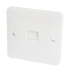 Hager Sollysta WMBTS 1-Gang Slave White with White Inserts