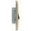 British General Nexus Metal 20A 16AX 1-Gang 2-Way Light Switch  Antique Brass  3 Pack