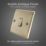 British General Nexus Metal 20A 16AX 1-Gang 2-Way Light Switch  Antique Brass  3 Pack