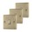 British General Nexus Metal 20A 16AX 1-Gang 2-Way Light Switch  Antique Brass  3 Pack