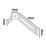 D-Line Pre-Galvanised Steel Safe-D Conduit Saddles 25mm Silver 100 Pack