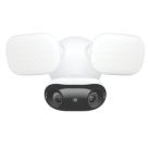 Reolink Floodlight Series F751W White Wired 4K Outdoor Wi-Fi Security Camera with Floodlight & Photocell Sensor