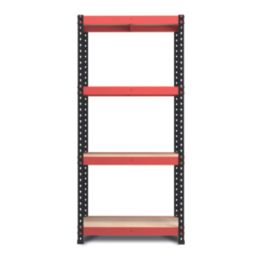 RB Boss Fastlok UDL/PC 4-Tier Metal Garage Shelving Unit 750mm x 450mm x 1800mm