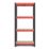RB Boss Fastlok UDL/PC 4-Tier Metal Garage Shelving Unit 750mm x 450mm x 1800mm