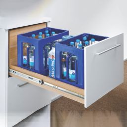 Essentials Steel Self-Closing Ball Bearing Drawer Runners 800mm 2 Pack