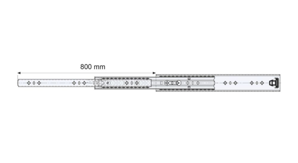 14 Inch Soft Close Drawer Slides AMERILOCK Drawer Guide Ball Bearing Full Extension / Drawer Slide Push Rieles Para Cajones