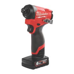 Milwaukee M12FPP2A2-602X 12V 2 x 6.0Ah Li-Ion RedLithium Brushless Cordless Twin Pack