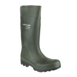 Dunlop Purofort Professional Size 6.5  Green Non Safety Wellies